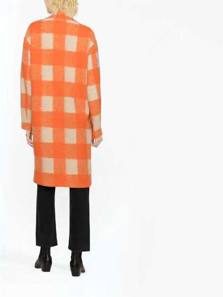 Paltoane ISABEL MARANT ETOILE Coat Gabriel ORANGE Femei (BM 15720527) 4