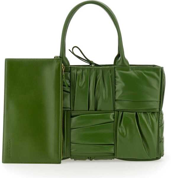 Genti de mana Bottega Veneta Small Bow Tote Bag GREEN Femei (BM 15720536) 3