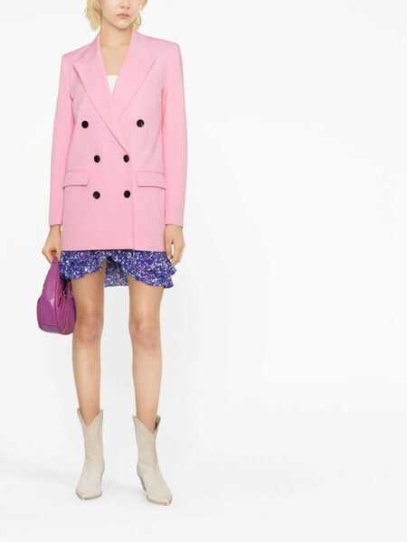 Sacouri Isabel Marant Nevim Double-Breasted Jacket PINK Femei (BM 15720563) 2