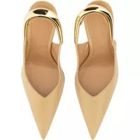 Pantofi cu toc Bottega Veneta Dama - Pantofi cu toc Bottega Veneta Pointed Slingback Pumps BROWN Femei (BM 15720578) - B-mall.ro