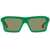 Bottega Veneta Classic Square Sunglasses GREEN