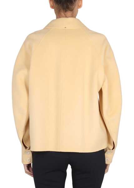 Paltoane Max Mara Pink Short Coat BEIGE Femei (BM 15720590) 3