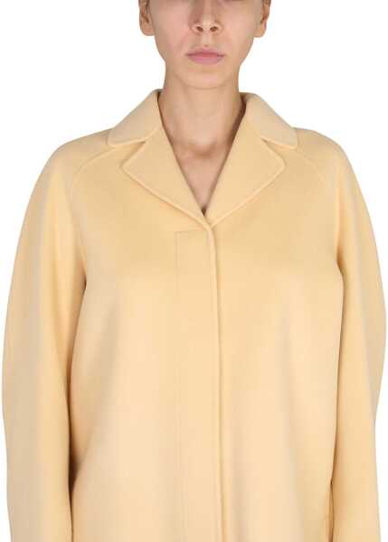 Paltoane Max Mara Pink Short Coat BEIGE Femei (BM 15720590) 4