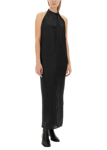 Rochii casual Acne Studios Satin Dress BLACK Femei (BM 15720614) 2