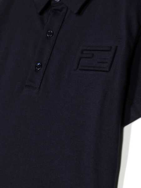 Tricouri Polo Fendi Polo With Logo BLUE Baieti (BM 15720623) 3