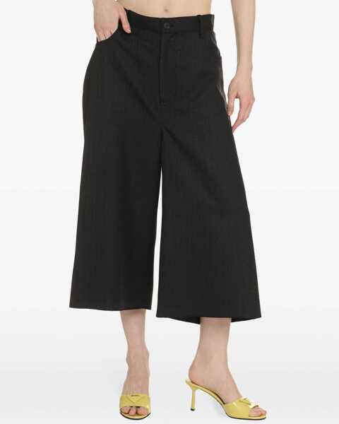 Pantaloni casual Balenciaga Shorts Loose BLACK Femei (BM 15720653) 2