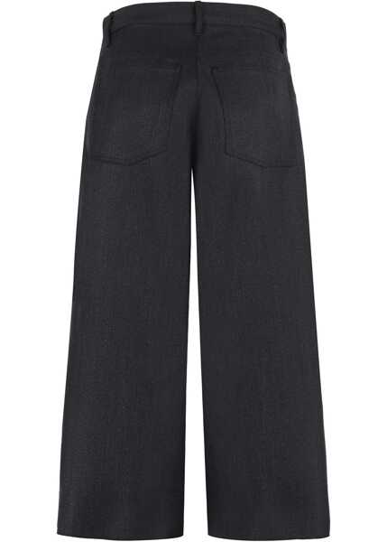 Pantaloni casual Balenciaga Shorts Loose BLACK Femei (BM 15720653) 5