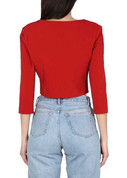 Bluze Acne Studios Long Sleeve Top RED Femei (BM 15720767) 3