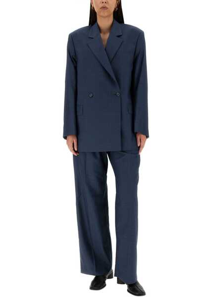 Pantaloni casual Acne Studios Wool Pants BLUE Femei (BM 15720779) 2