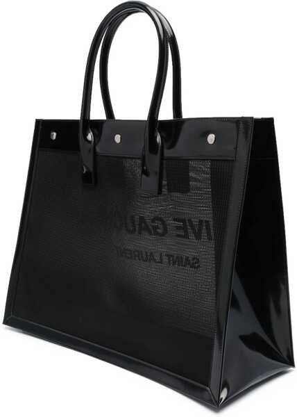 Genti de umar Saint Laurent Rive Gauche Medium Tote Bag BLACK Femei (BM 15720857) 3