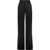 Saint Laurent Satin Flared Pants BLACK