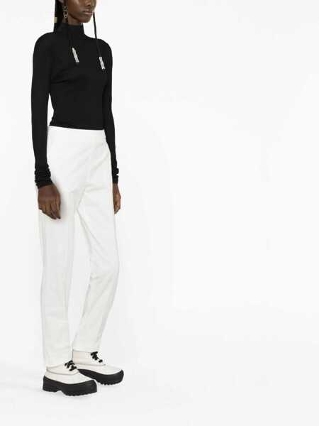 Pantaloni casual Moncler Pants With Logo WHITE Femei (BM 15720932) 3