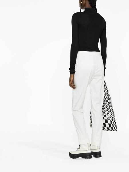 Pantaloni casual Moncler Pants With Logo WHITE Femei (BM 15720932) 4