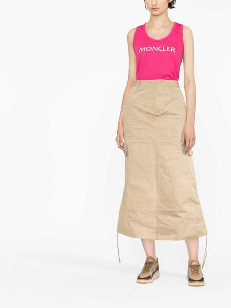 Bluze Moncler Top With Logo Print FUCHSIA Femei (BM 15720953) 2