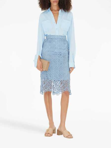 Fuste casual Burberry Midi Skirt AZURE Femei (BM 15721001) 2