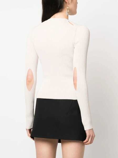 Cardigane Fendi Cotton Cardigan BEIGE Femei (BM 15721016) 4