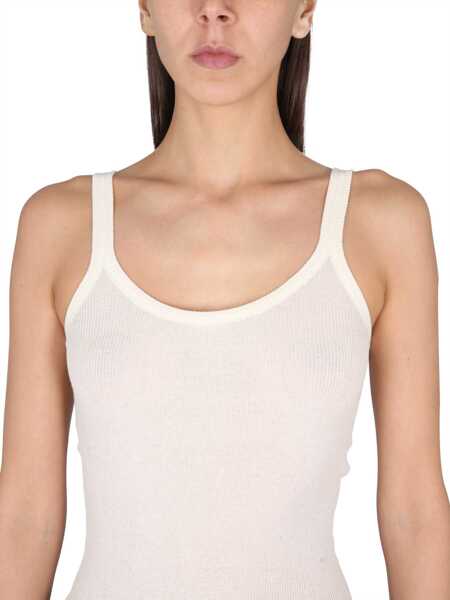 Bluze Bottega Veneta Cotton Tops. WHITE Femei (BM 15721037) 4