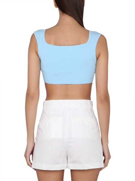Bluze Max Mara Cropped Fit Top AZURE Femei (BM 15721121) 3