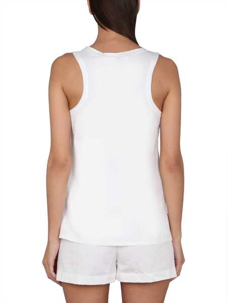 Bluze Max Mara Cotton Tops. WHITE Femei (BM 15721130) 3