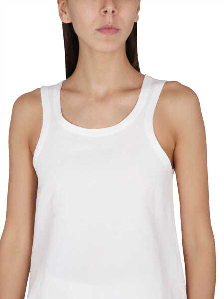 Bluze Max Mara Cotton Tops. WHITE Femei (BM 15721130) 4