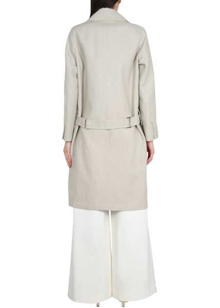 Trenciuri Max Mara Linen And Jersey Duster BEIGE Femei (BM 15721160) 3