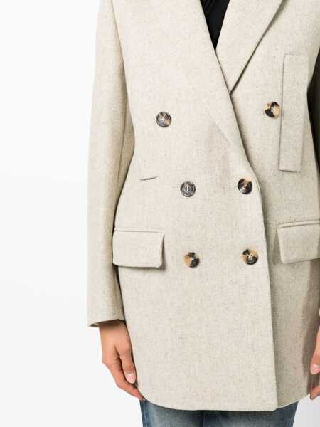 Sacouri office Isabel Marant Floyd Jacket BEIGE Femei (BM 15721322) 5