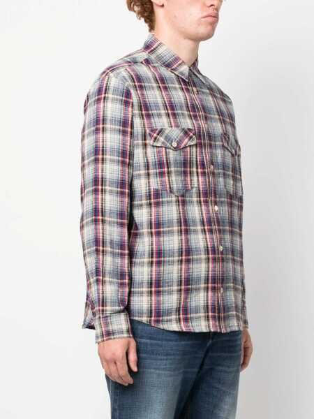 Camasi casual Isabel Marant Lydian Shirt MULTICOLOUR Barbati (BM 15721430) 3