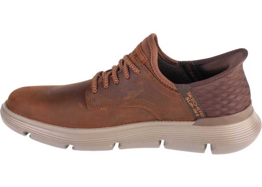 Pantofi Oxford SKECHERS Slip-Ins: Garza - Gervin Brown Barbati (BM 15721850) 2