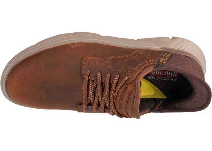 Pantofi Oxford SKECHERS Slip-Ins: Garza - Gervin Brown Barbati (BM 15721850) 3