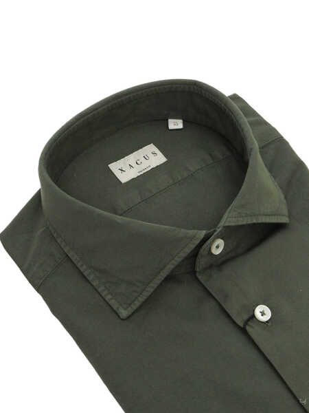 Camasi casual XACUS SHIRT 742ML Green Barbati (BM 15722024) 2