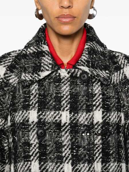 Paltoane Fay DOUBLE BREASTED JACQUELINE COAT  HOOK Black   Femei (BM 15722222) 5