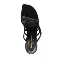 Pantofi Saint Laurent Dama - Pantofi cu toc Saint Laurent Saint Laurent Satin Heel Mules Black Femei (BM 15727517) - B-mall.ro