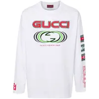 Tricouri Gucci Gucci Long Sleeve Cotton T-Shirt