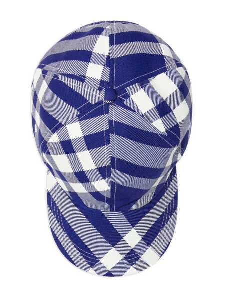 Sepci Burberry Burberry Check Motif Baseball Cap BLUE Femei (BM 15728582) 3