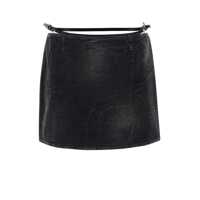 Fuste Givenchy Voyou Denim Mini Skirt Femei