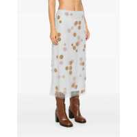 Fuste Fendi Dama - Fuste Fendi Fendi Midi Tulle Skirt BLUE Femei (BM 15731954) - B-mall.ro