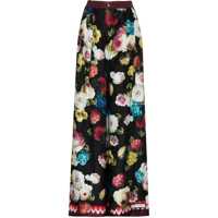 Pantaloni casual Dolce & Gabbana Printed Silk Pants Femei