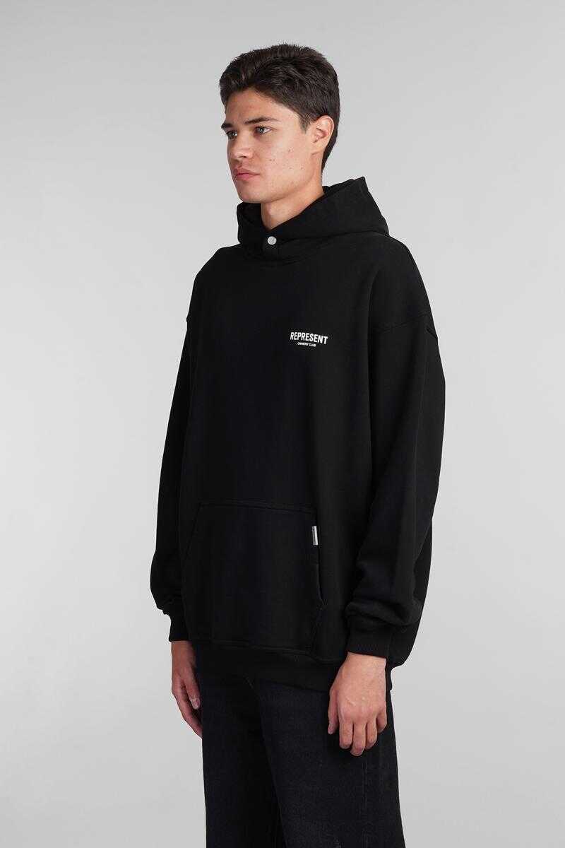 Pulovere REPRESENT Represent Sweatshirt Black Barbati (BM 15739997) 4