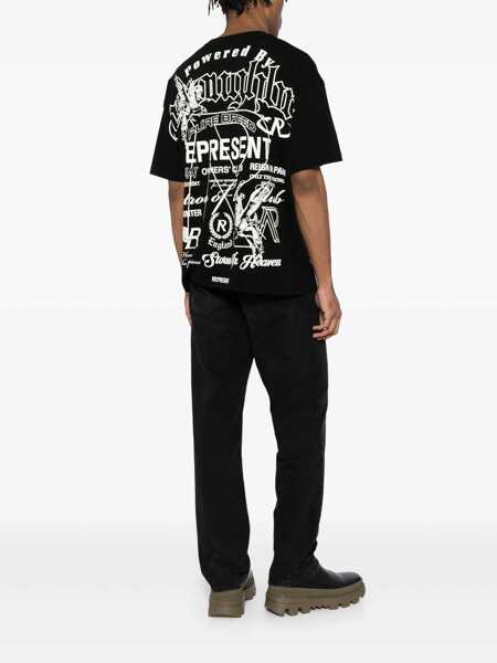 Tricouri REPRESENT Represent T-Shirt Black Barbati (BM 15740003) 2