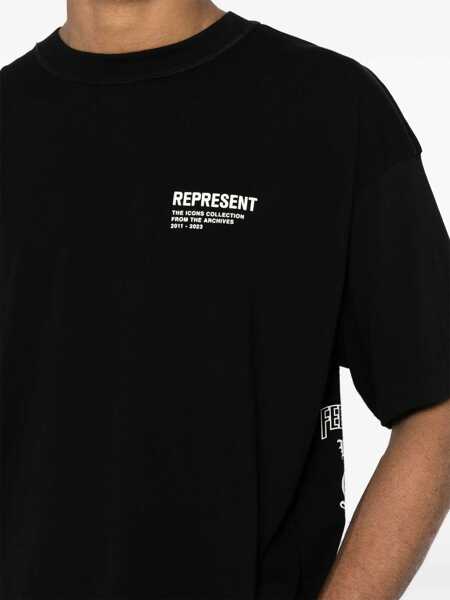 Tricouri REPRESENT Represent T-Shirt Black Barbati (BM 15740003) 5