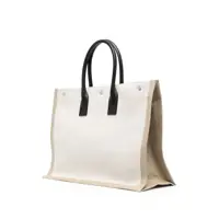Genti de mana Saint Laurent Dama - Genti de mana Saint Laurent Saint Laurent Canvas Tote Bag Beige Femei (BM 15740396) - B-mall.ro