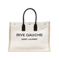 Genti de mana Saint Laurent Canvas Tote Bag Femei
