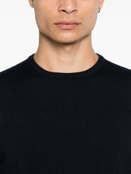 Pulovere Tagliatore Tagliatore  Sweater BLU MELANGE Barbati (BM 15741278) 5