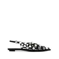 Balerini The Attico Grid Slingback Ballets Femei
