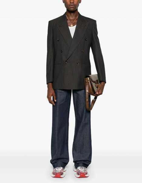 Sacouri Gucci Double-Breasted Jacket BROWN Barbati (BM 15742790) 2