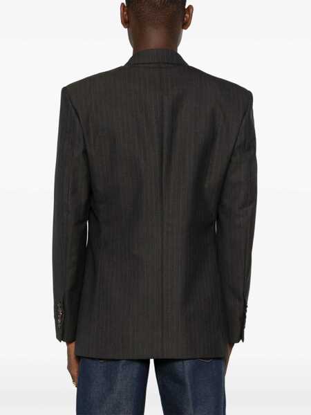 Sacouri Gucci Double-Breasted Jacket BROWN Barbati (BM 15742790) 4