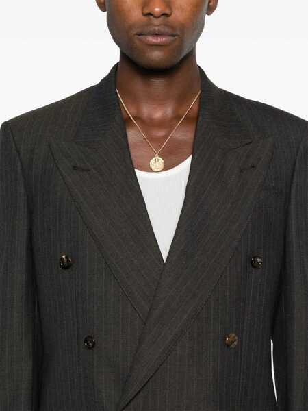 Sacouri Gucci Double-Breasted Jacket BROWN Barbati (BM 15742790) 5