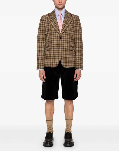 Pantaloni scurti Gucci Stretch Velvet Shorts BLACK Barbati (BM 15742796) 2