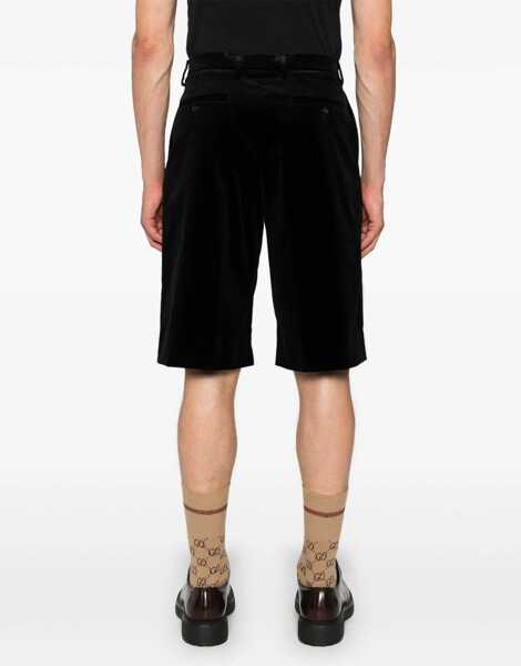 Pantaloni scurti Gucci Stretch Velvet Shorts BLACK Barbati (BM 15742796) 4