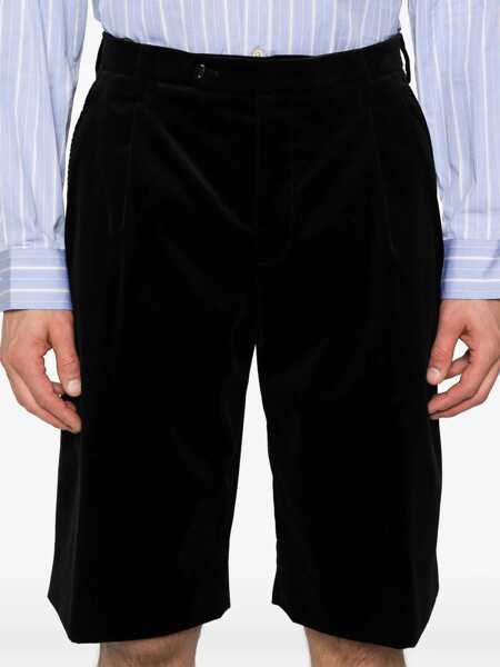 Pantaloni scurti Gucci Stretch Velvet Shorts BLACK Barbati (BM 15742796) 5